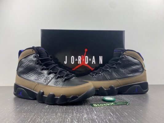 Air Jordan 9 “Olive Concord”Black Brown CT8019-034