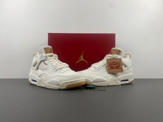 Levis x Air Jordan 4 Levi's White AO2571-100