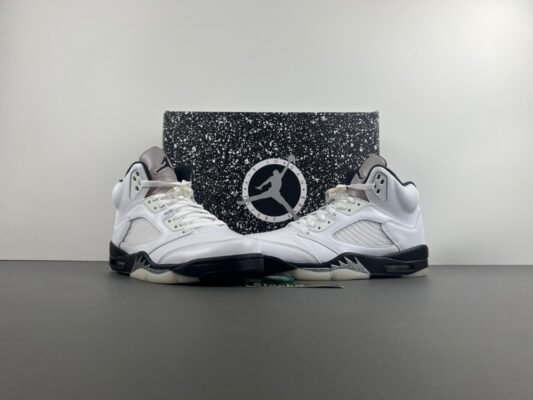 Air Jordan 5 Retro White and Black DD0587-110