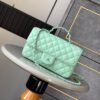 CHANEL Calfskin Shoulder Bag Crossbody Bag Handbag chain bag