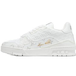 LOUIS VUITTON Trainer Low Men's Sneakers Shoes white