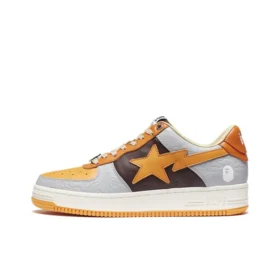 A Bathing Ape Bape Sta Low Grey orange Red
