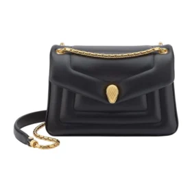 BVLGARI Serpenti Reverse Calfskin Crossbody Bag Shoulder Bag