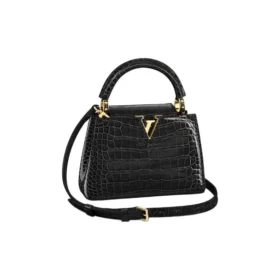 LOUIS VUITTON Capucines Nile Crocodile Leather Kapusin Crossbody N90089