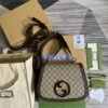 GUCCI cow leather shoulder bag crossbody messenger bag