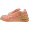 LOUIS VUITTON Trainer Low Skateboard Shoes Men's Women's Red