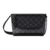 LOUIS VUITTON Coated Canvas Shoulder Bag Crossbody Bag  M12681