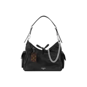 LOUIS VUITTON Carryall Cargo PM Lambskin Small Shoulder Bag Black M24861