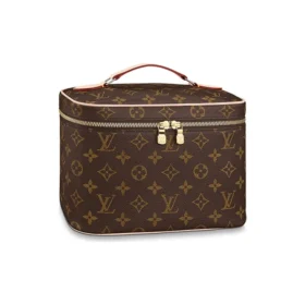 LOUIS VUITTON Canvas With Leather Makeup Bags M42265