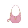 BVLGARI Serpenti Ellipse Cow Leather Shoulder Bag Portable Crossbody Bag pink
