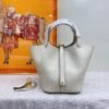 HERMES Picotin Lock Cow Leather Basket Bag, Bucket Bag, Handbag 18/22