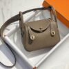 HERMES Lindy Clemence Bullock Leather Handbag, Shoulder Bag