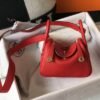HERMES Lindy Clemence Bullock Leather Handbag, Shoulder Bag