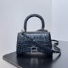 Balenciaga Crocodile Embossed Hourglass Top Handle handbag