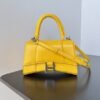 Balenciaga Hourglass Cow Leather Hourglass Bag, Handbag, Crossbody Bag  Yellow