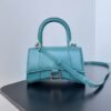 Balenciaga Hourglass Cow Leather Hourglass Bag, Handbag, Crossbody Bag skyblue