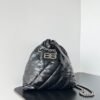 Balenciaga bucket bag Cow Leather One Shoulder Handbag , Handbag black