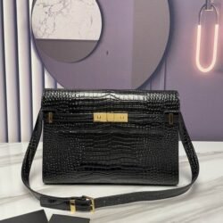 YSL SAINT LAURENT MANHATTAN Calfskin Crossbody Bag, Shoulder Bag 5 color