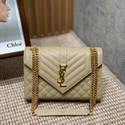 YSL SAINT LAURENT Calfskin Crossbody Bag, Shoulder Bag