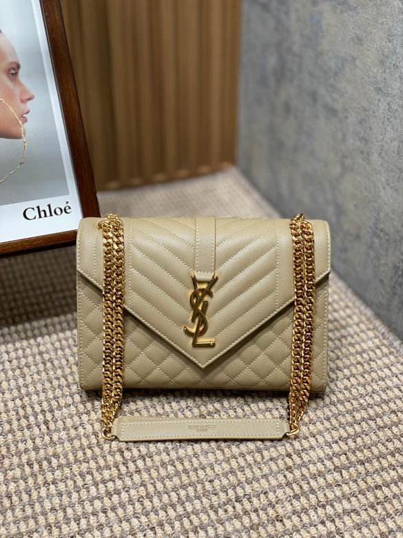 YSL SAINT LAURENT Calfskin Crossbody Bag, Shoulder Bag