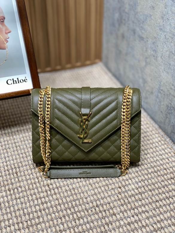 YSL SAINT LAURENT Calfskin Crossbody Bag, Shoulder Bag