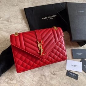 YSL SAINT LAURENT Calfskin Crossbody Bag, Shoulder Bag