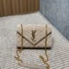YSL SAINT LAURENT Calfskin Crossbody Bag, Shoulder Bag