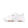OFF-WHITE Out Of Leather Sneakers Men's Shoes White