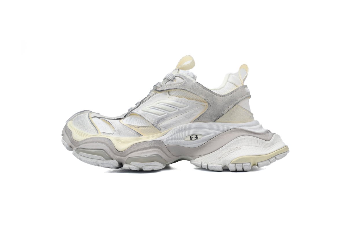 Balenciaga CARGO Sneakers men's shoes Grey White