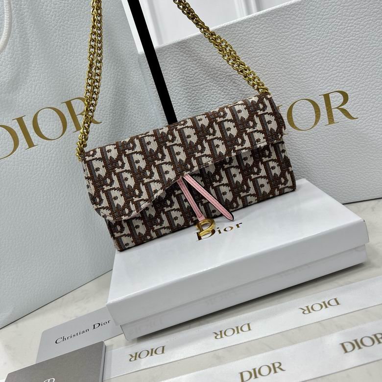 DIOR Montaigne Bag Oblique Jacquard Handbags Shoulder bags 4 color