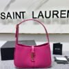 YSL SAINT LAURENT smooth Calf Leather Shoulder Bag Hobo Bag
