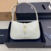 YSL SAINT LAURENT Calf Leather Shoulder Bag Hobo Bag