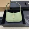 YSL SAINT LAURENT Smooth Calf Leather Shoulder Bag Hobo Bag