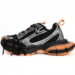 Balenciaga 3XL Sneakers  men's shoes  All Black Orange