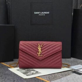 YSL SAINT LAURENT LOULOU cowhide Crossbody Bag, Shoulder Bag 6 color