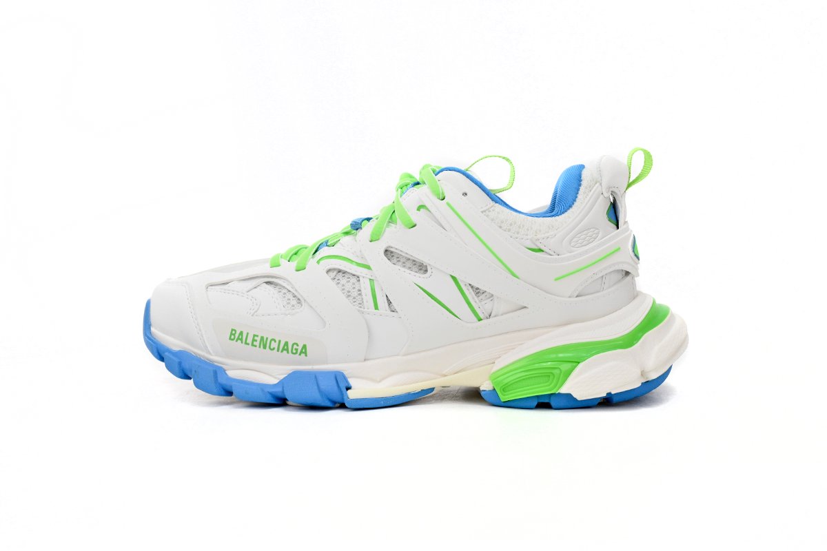 Balenciaga Runner Sneakers Tess S Green, White, and Blue