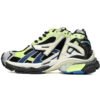 Balenciaga Runner  men's shoes Black Green