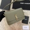 YSL SAINT LAURENT Cowhide Shoulder Bag Crossbody