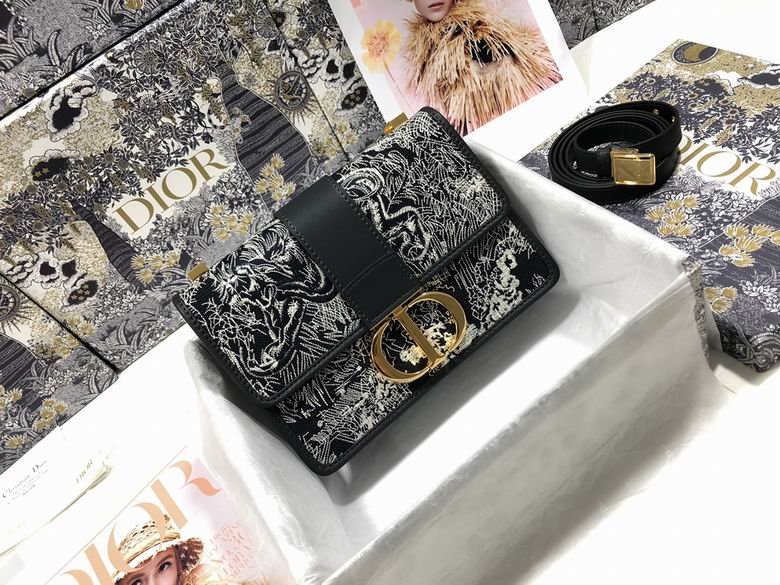 DIOR 30 Montaigne Bag Oblique Jacquard Handbags Shoulder bags