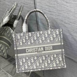 DIOR Embroidery Tote Bag Shopping Bag Handbag 4 color