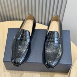 Dior Men Cowhide Leather Suit Shoes