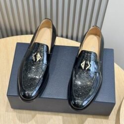 Dior Men Cowhide Leather Suit Shoes