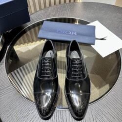 Dior Men Cowhide Leather Suit Shoes