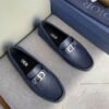 Dior Men Loafer Cowhide Leather Suit Shoes 2 color