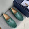 Dior Men Loafer Cowhide Leather Suit Shoes 3 color
