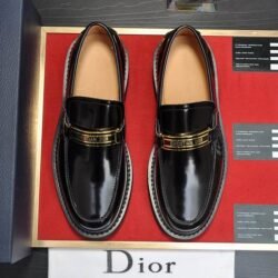 Dior Men Cowhide Leather Suit Shoes