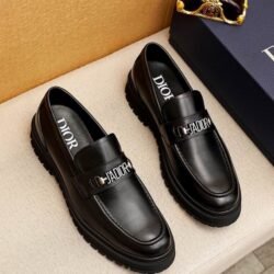 Dior Men Cowhide Leather Suit Shoes Dress shoes