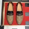 GUCCI Loafer Men's Cow Leather Shoes Suit Shoes