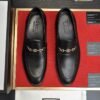 GUCCI Loafer Men's Cow Leather Shoes Suit Shoes 3 color