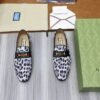 GUCCI Loafer Men's Cow Leather Shoes Suit Shoes